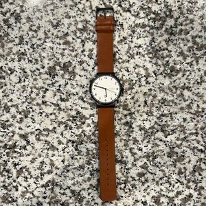 Skagen | Brown Leather Strap Watch